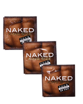 Four Seasons Naked King Size Lubricated Condoms 144 Pack Condoms